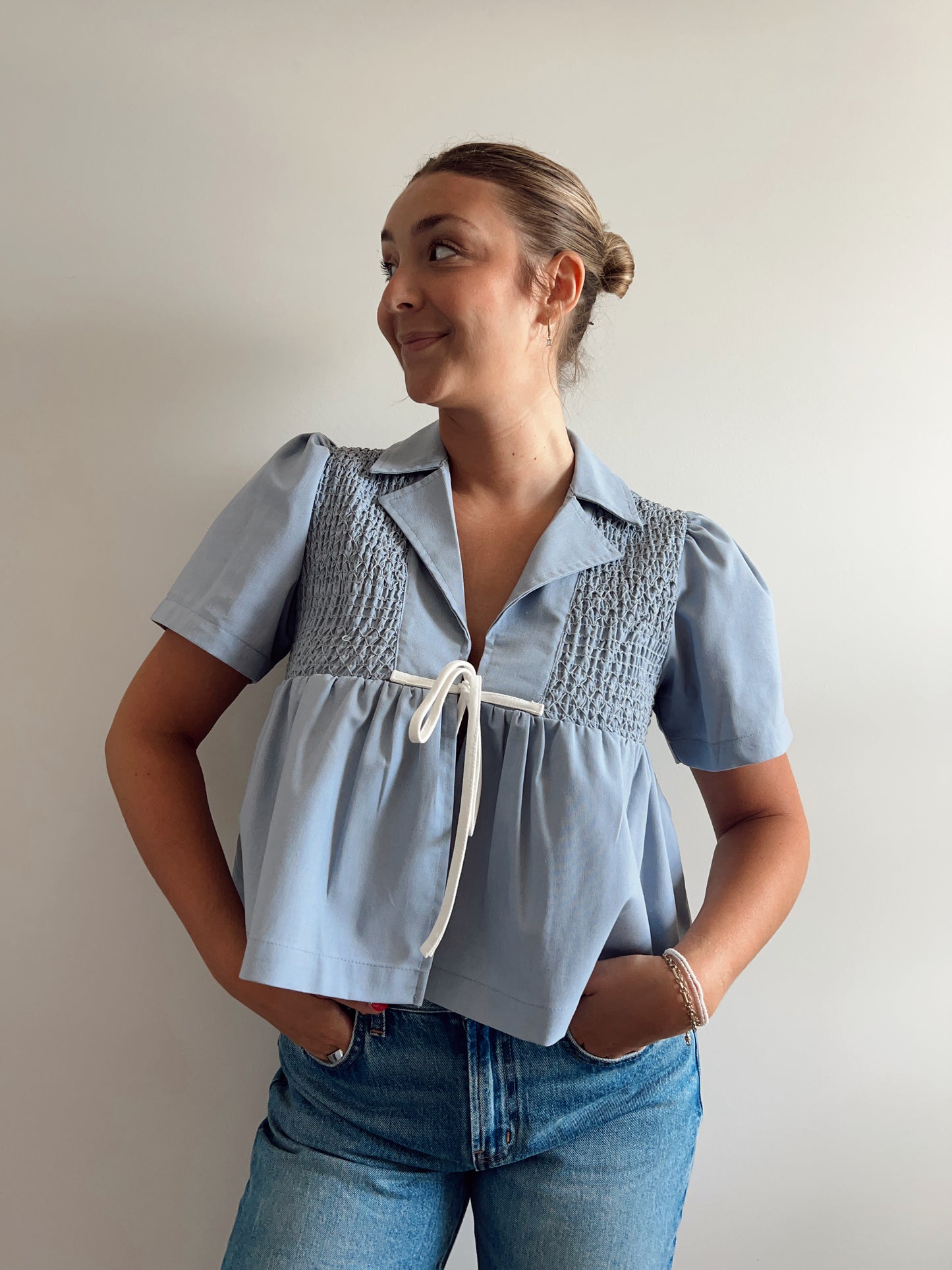 Breezy Blue Top
